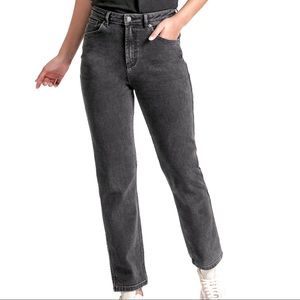 Duer High Rise Straight Leg Jeans